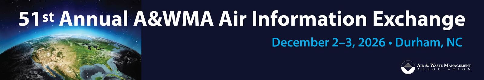 51st Annual A&WMA Air Information Exchange, December 2-3, 2026, Durham, NC